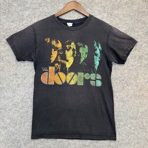Vintage The Doors Band T Shirt Adult Small Rock Blues Colorful Y2k Tee
